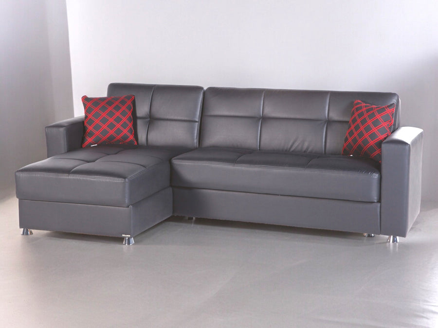 Chic Elegant Sectional with Sleeper Function