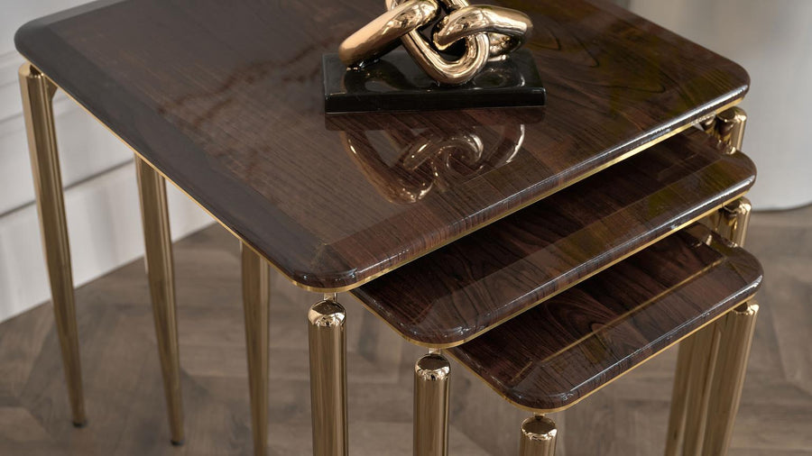 Sleek Plaza Nesting Table in modern design