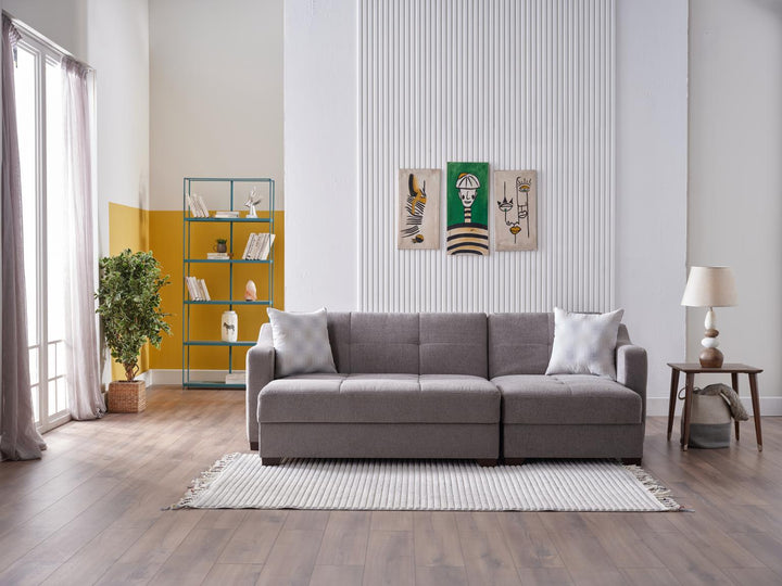 Elegant Chenille Fabric Serenity S Sectional Sofa