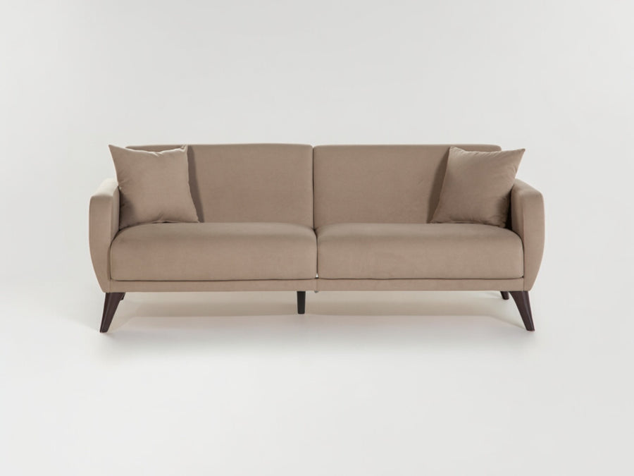 Innovative Sleeper Sofa In A Box, Modern Style, One-Tone Fabric