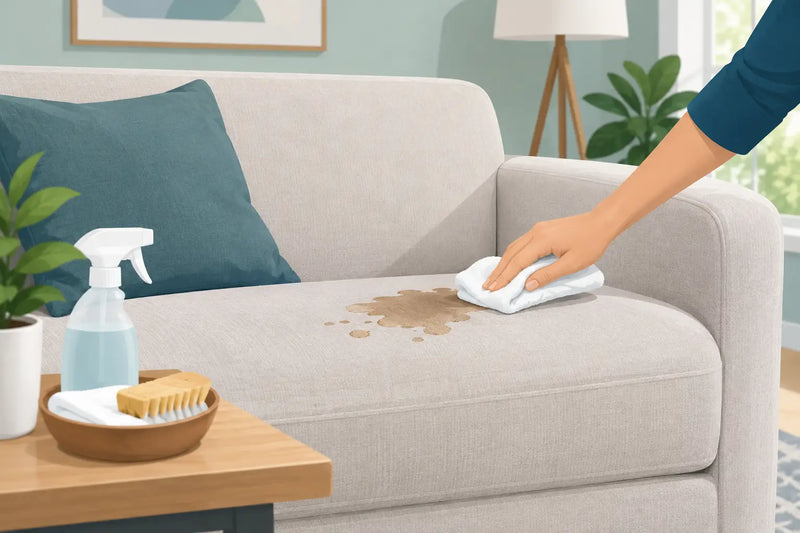 How to Remove Upholstery Stains Without Ruining Fabric