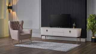 Modern TV Media Stand Storage Solutions Bellona USA