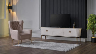 Modern TV Media Stand Storage Solutions Bellona USA