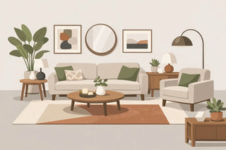 How to Style a Coordinated Living Room Set