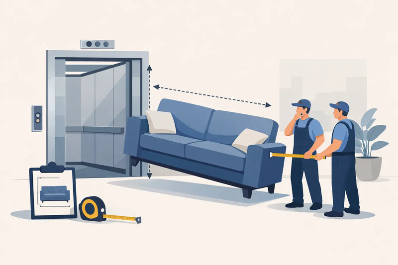 Can Sofas Fit Elevators? Measure Before Delivery