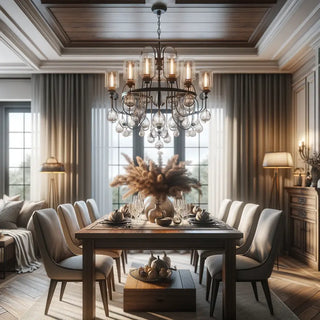 How High to Hang a Chandelier Over a Dining Table Bellona USA