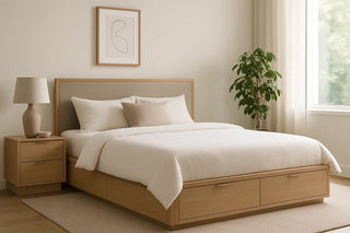 Modern Bedroom Sets With Storage That Feel Calm