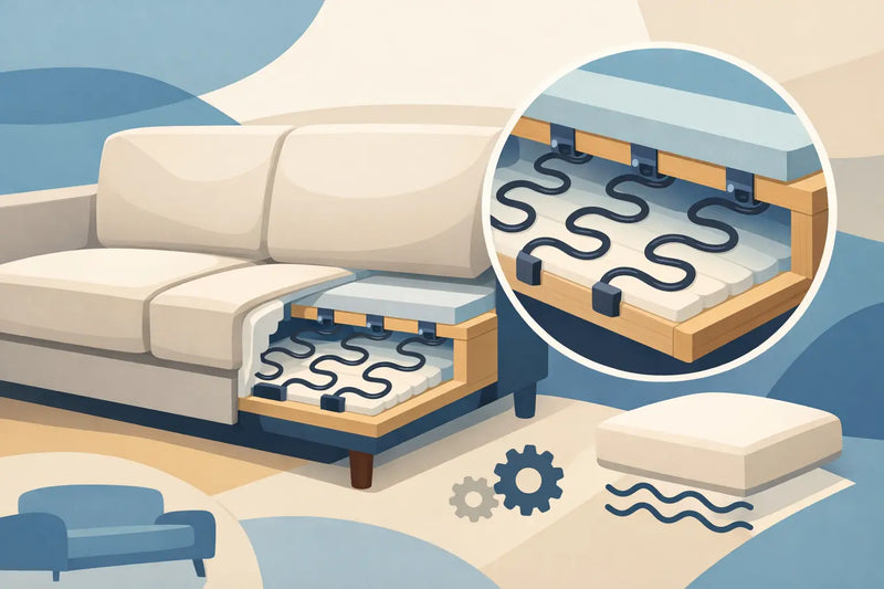 What Is Sinuous Spring Seating in a Sofa?
