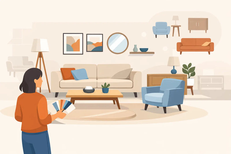 Living Room Makeover With Coordinated Furniture