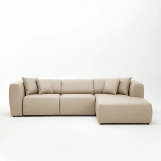 PICASSO Sectional Beige Leather (RAF)