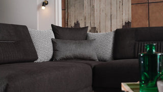 Seul Sectional Sofa - Corte Anthracite Bellona USA