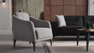 Seul Sectional Sofa - Corte Anthracite Bellona USA