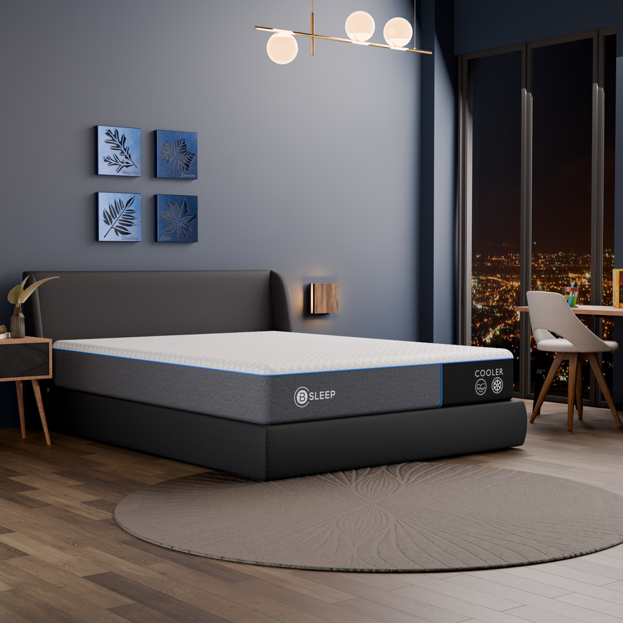 Innovative Bsleep 12-inch mattress with cooling memory foam.