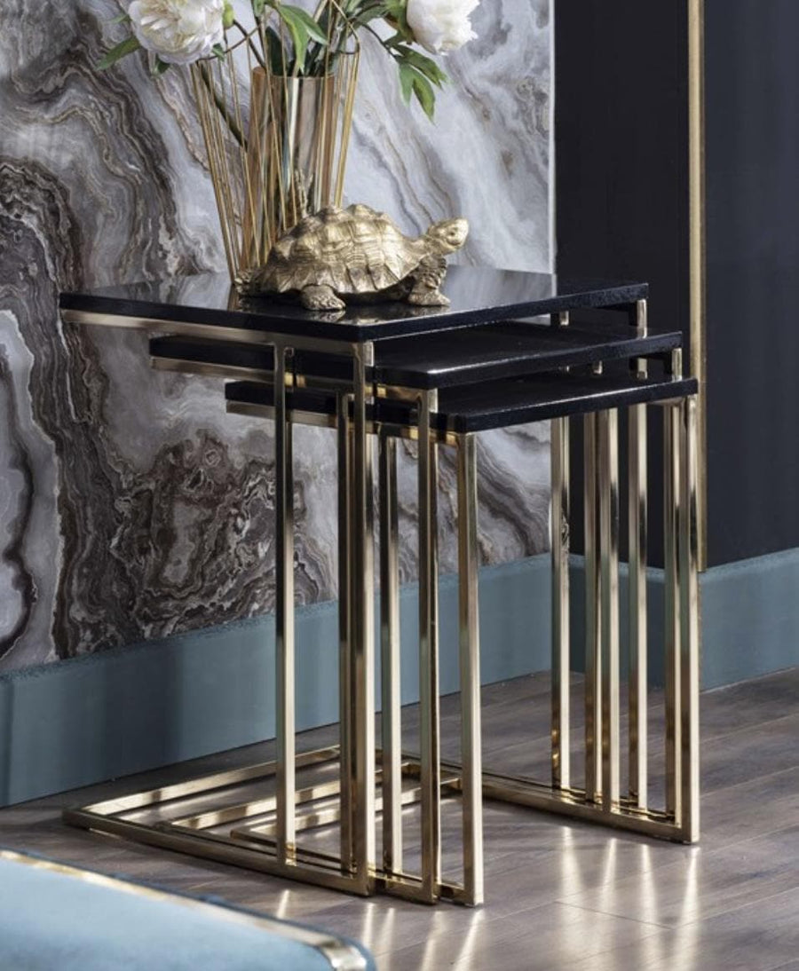 Elegant Carlino Nesting Table: Stylish Addition