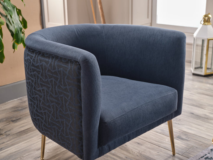 Sleek Armchair with Art Deco Design - Bellona Collection