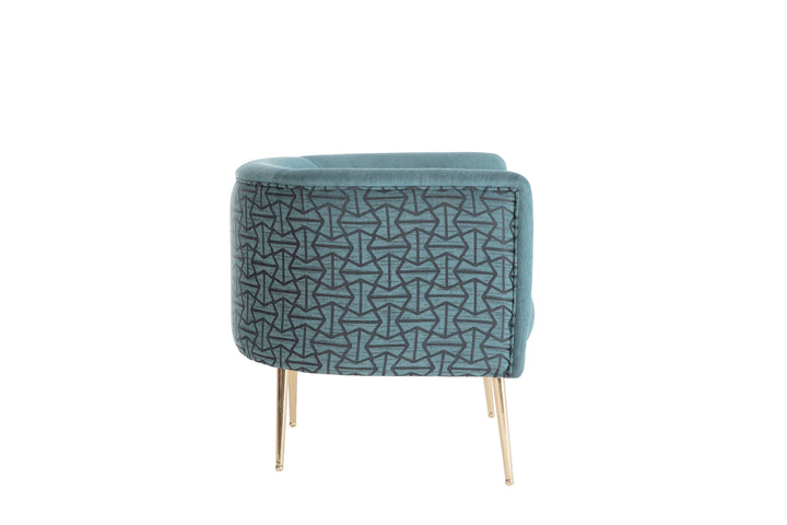 Cloak Grey Accent Armchair - Bellona USA Furniture