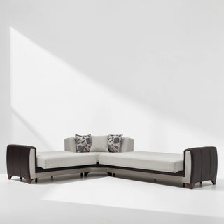 DUBLIN Sleeper Sectional (Cream) Bellona