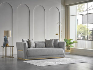Monroe Living Room-3 PCS Jadore Basic Gray