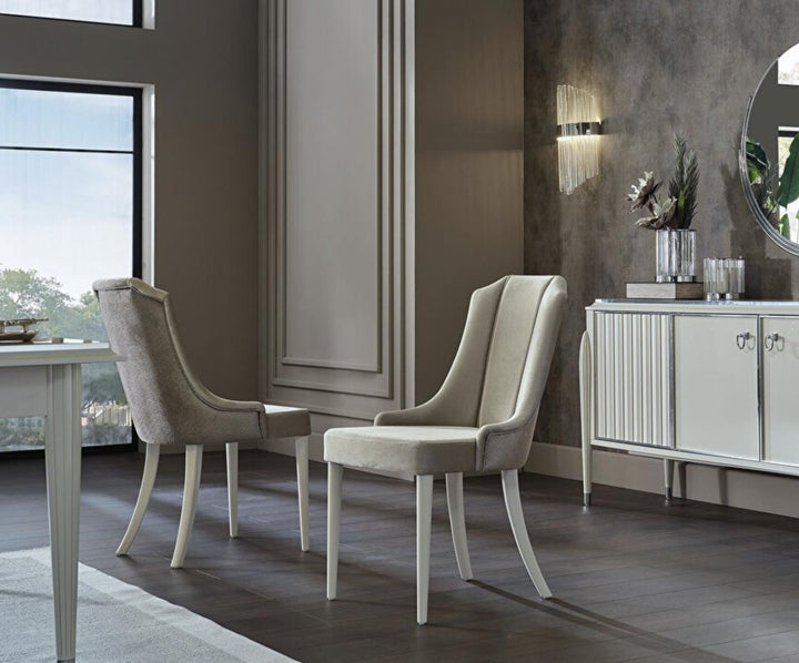 Modern Gravita dining chairs with sturdy build