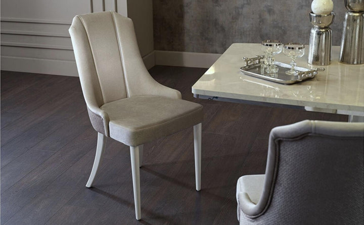 Stylish Gravita chairs enhancing dining decor