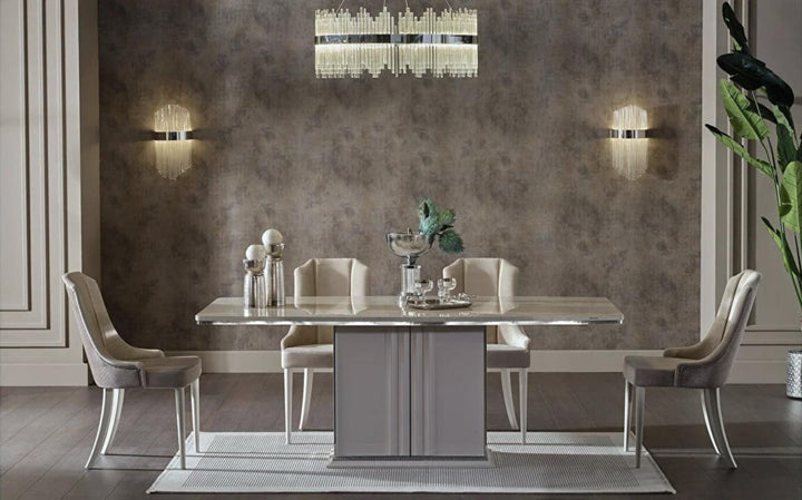 Sleek modern dining table by Gravita