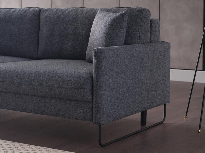 Laura 3 Seat Convertible Sofa - Contemporary Design