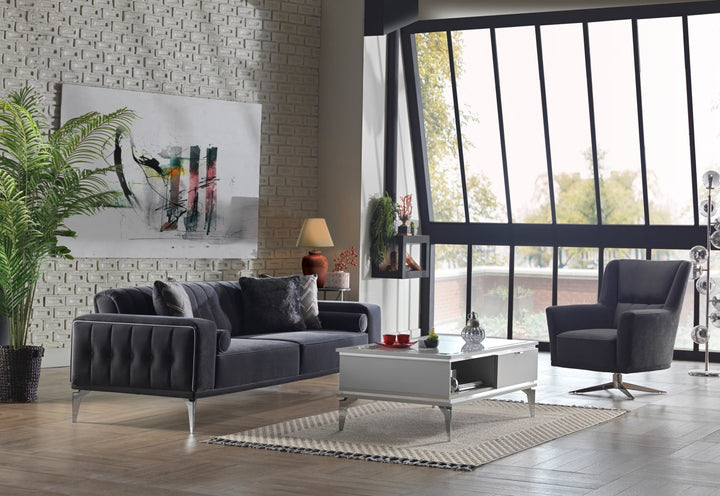 Adaptable Loretto Sofa Set: Provides comfort and style in one package.