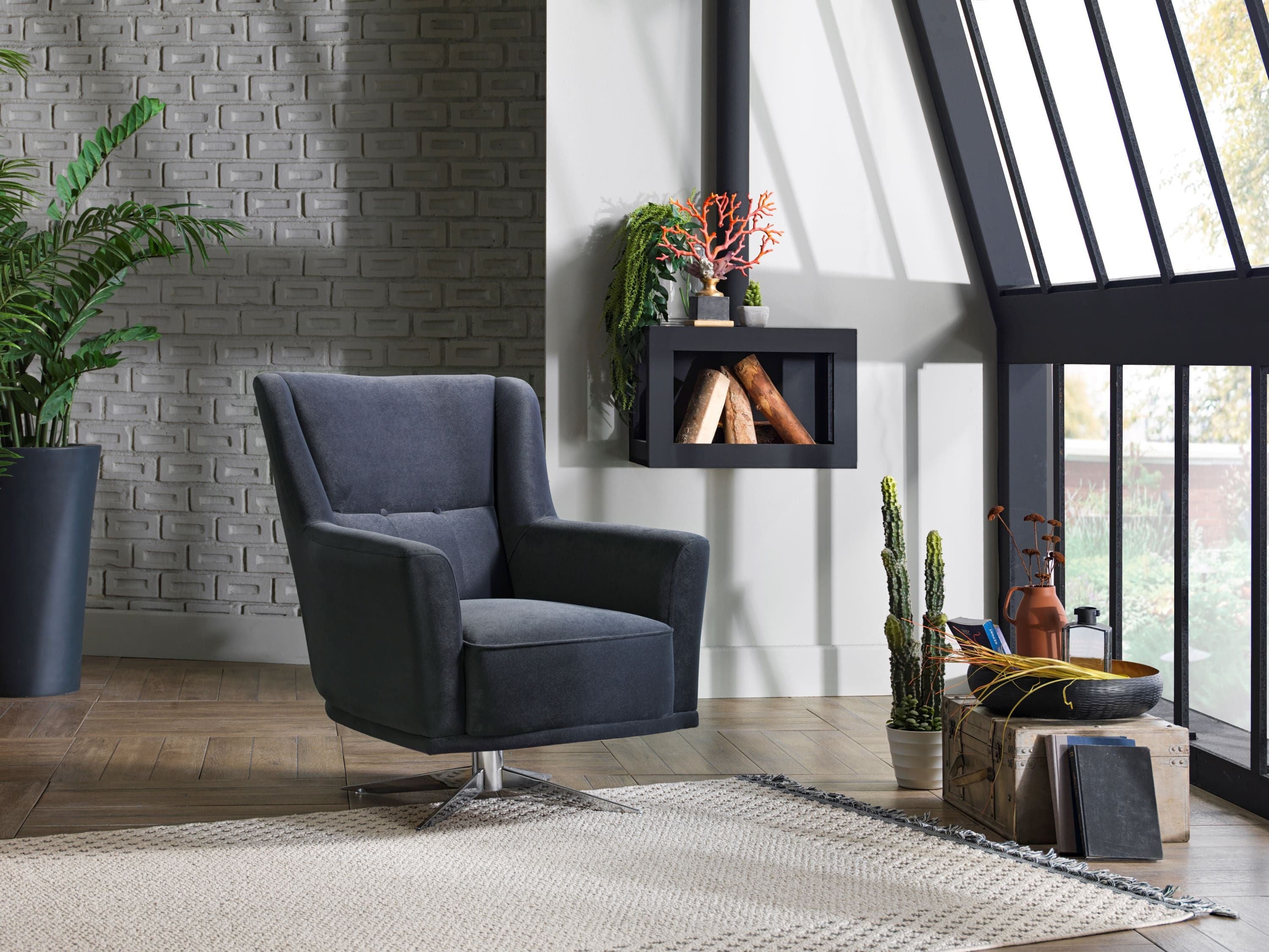 Loretto Sofa Set: Where contemporary design meets comfort technology.