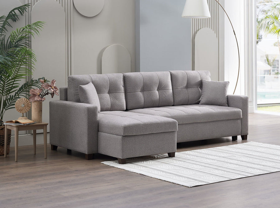 Mocca Sectional: Modern design with sponge filling for ultimate comfort and relaxation