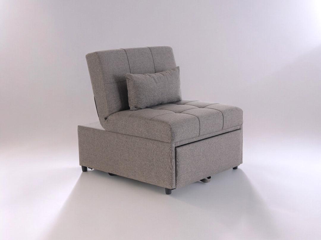 Versatile Mellow sleeper chair with reclining back