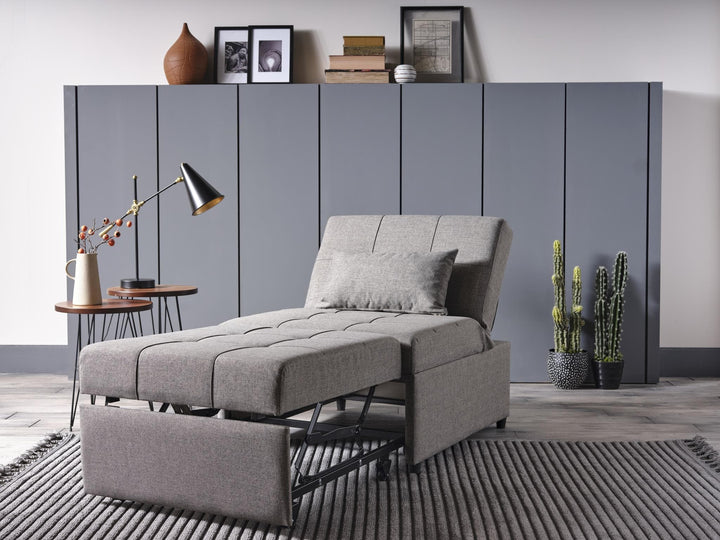 Contemporary Mellow Sleeper: A dual-function chair with a stylish design, perfect for small spaces