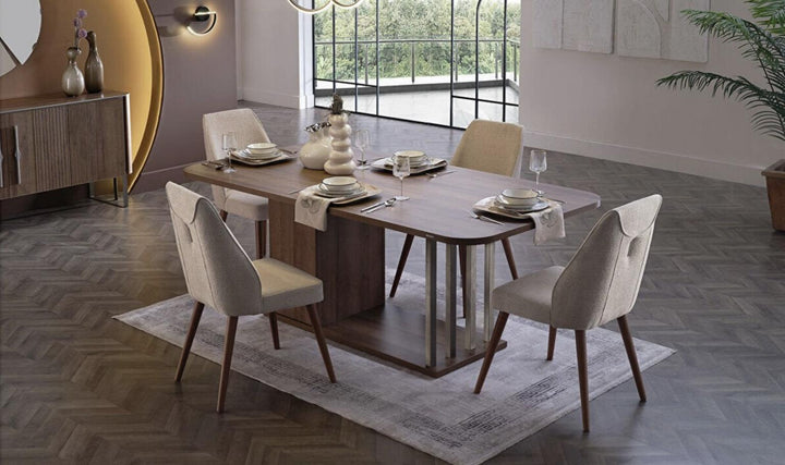Expertly crafted Mirante table for stylish meals