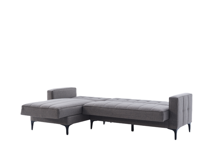 Trendy Parker Sectional: Crafted to impress with a modern design and Corvet Navy finish