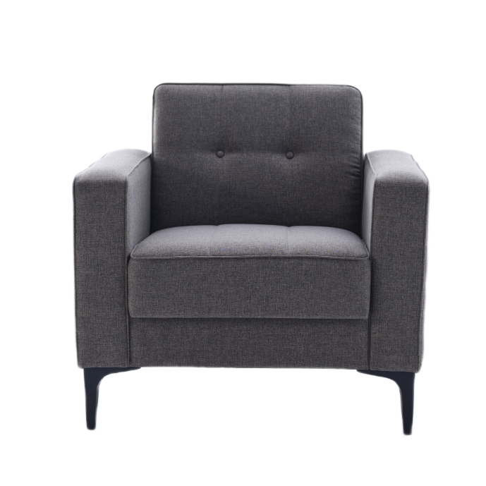 Parker Armchair: Timeless design with a comfortable seat cushion for enduring style and comfort