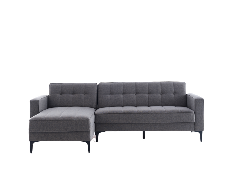 Modern Parker Sectional: High-quality materials meet elegant nailhead trim for a chic look