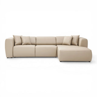 PICASSO Sectional Beige Leather (RAF) Bellona