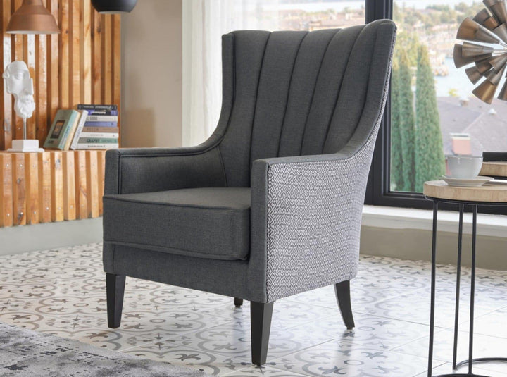 Durable Palmer Armchair: Built to last with high-density foam and a sturdy wood frame