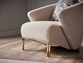 Conjunto de Sala de Estar Veronica, 3 peças - Prata Vizon 