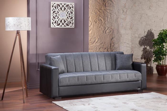 Elegant One-Tone Chenille Loveseat: Sidney Collection