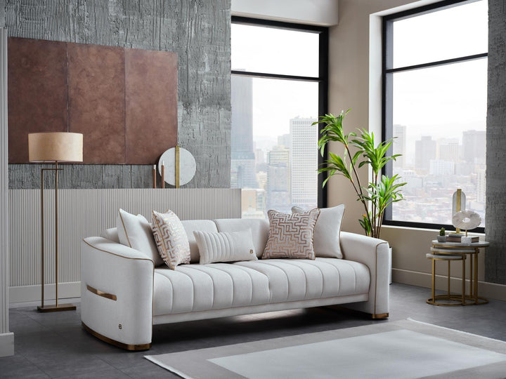 Two-Tone Armchair: Veronica Living Room Set