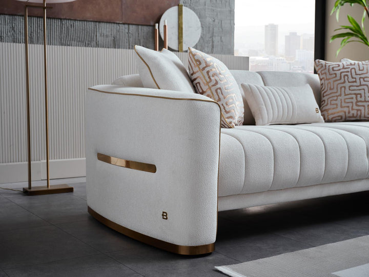 Elegant Sleeper Sofa: Veronica Living Room Set