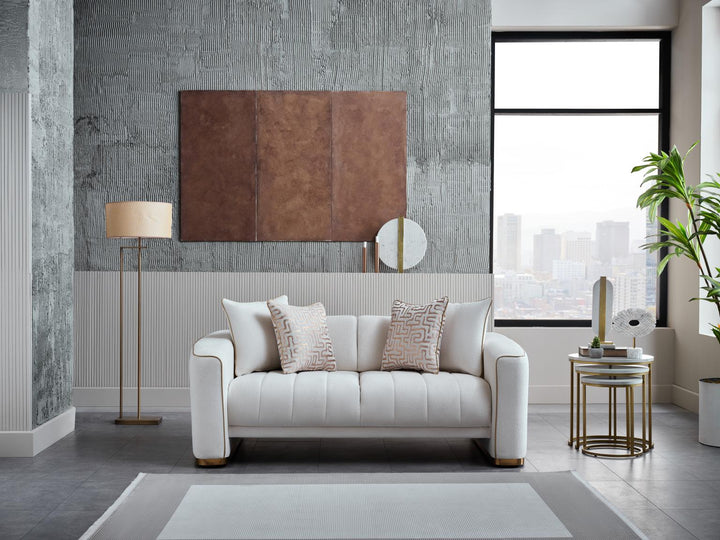 Modern Two-Tone Sofa: Veronica Collection