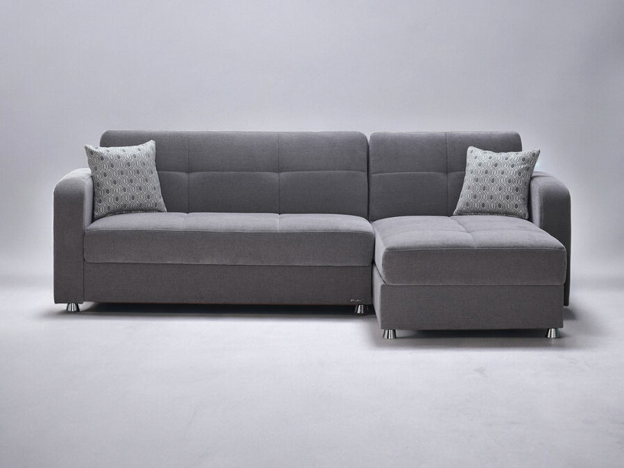 Modern Polyester Sleeper Sectional: Vision Collection