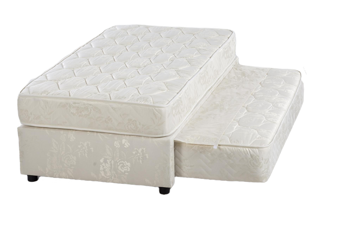 Comfortable, high-rise Alize bed with additional mattress support for restful sleep.