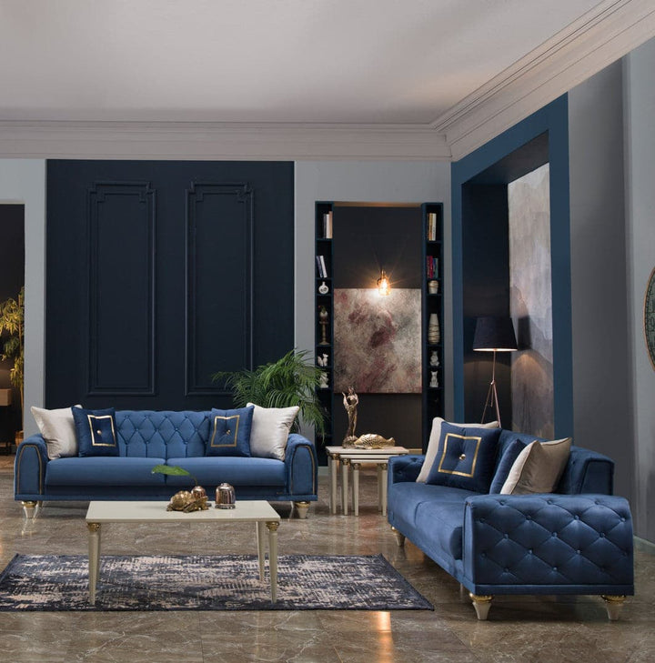 Luxurious Mistral Concept furniture suite in velvet