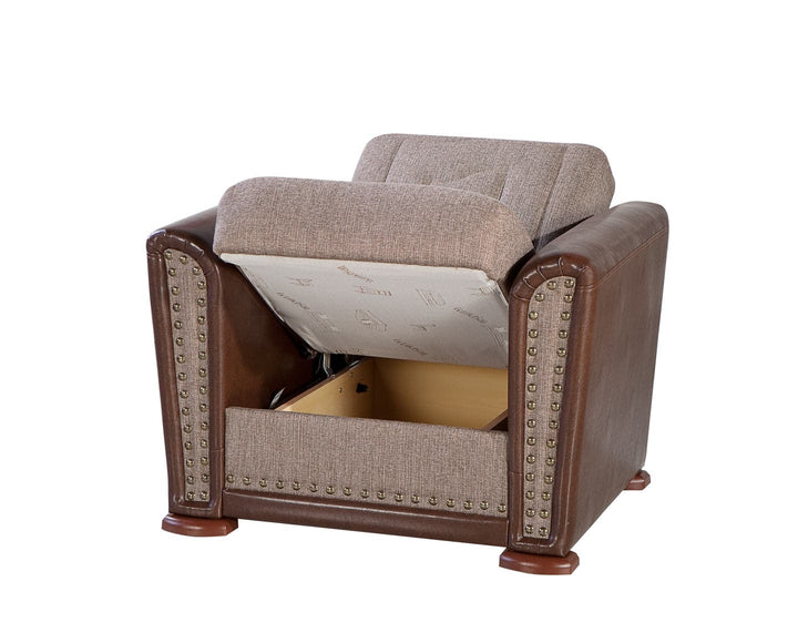 Luxurious Alfa armchair with ergonomic design for comfort.