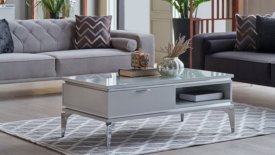 Loretto Coffee Table: Sleek modern design with durable high-quality materials.