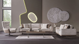 RAVELLY Living Room Set (Beatto White)