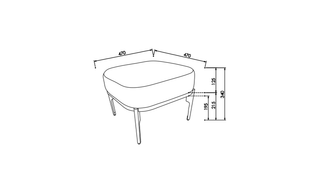 MARIETTA Ottoman