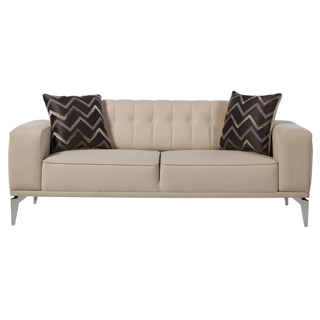 Loretto's convertible sofa set enhances any living space with style
